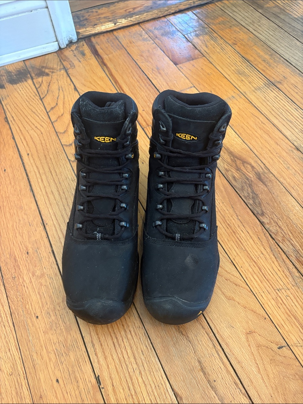 Keen 11 and half steel toe work boots